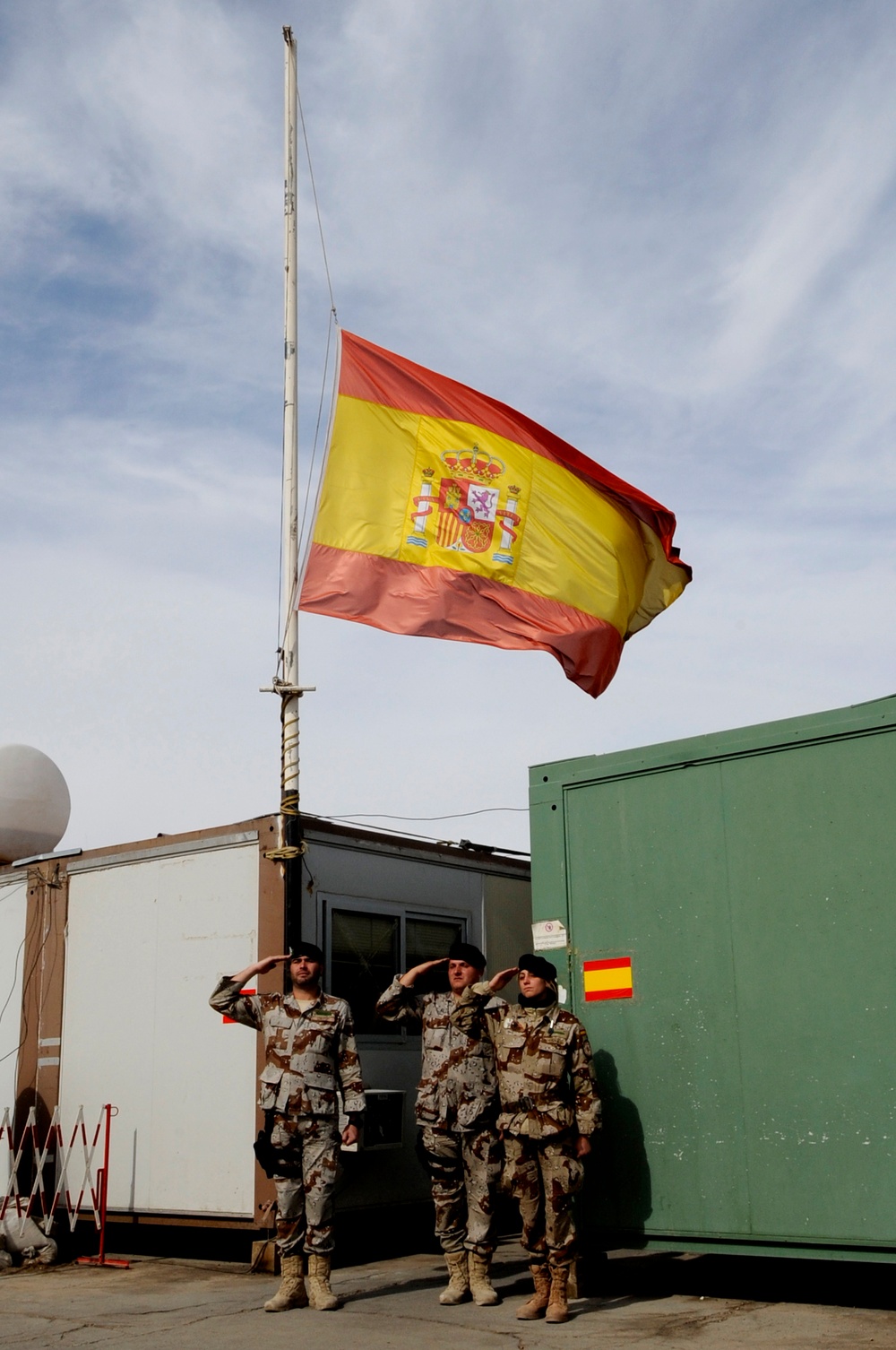 Spanish Soldier Memorial Service