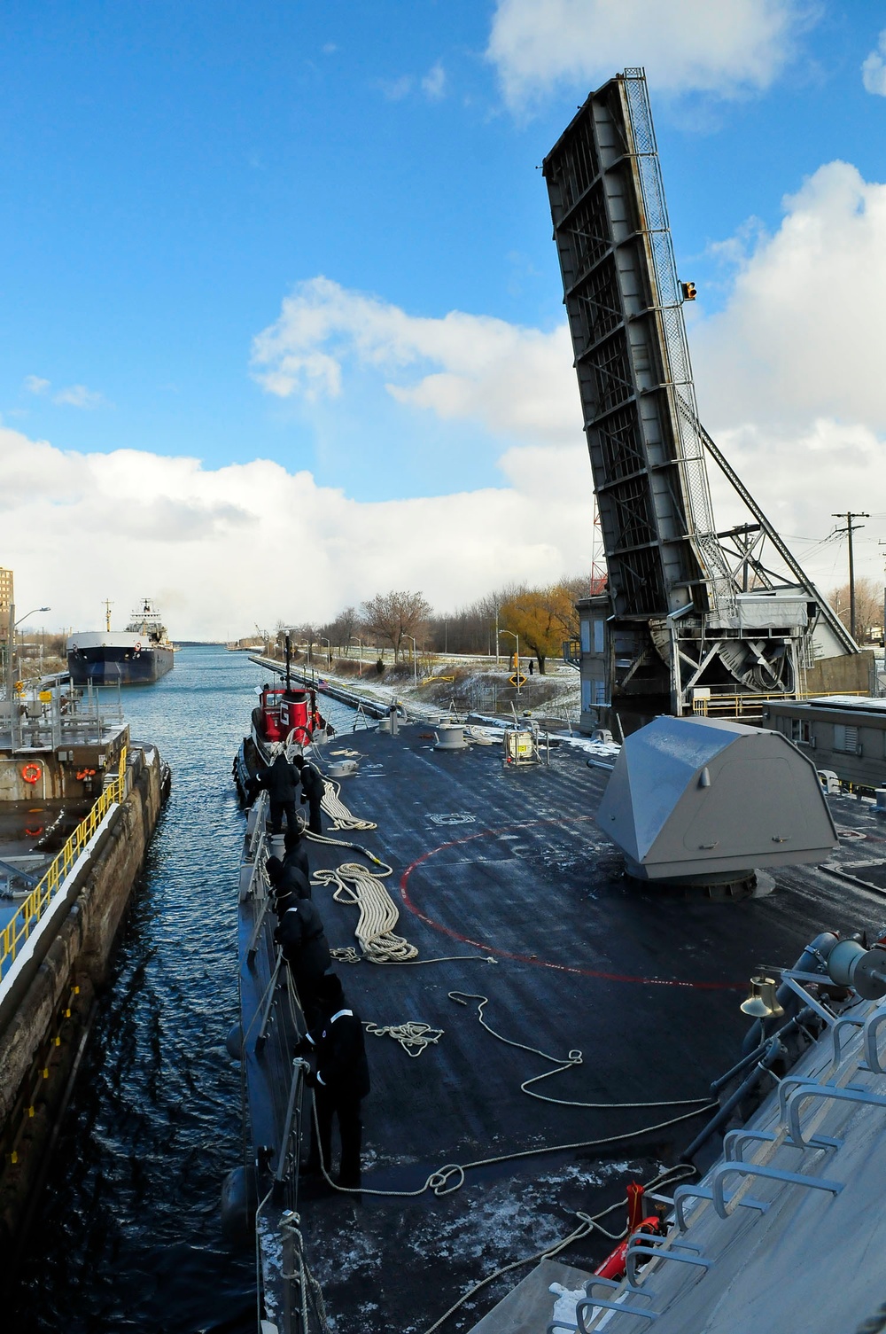 USS Freedom Transit through St. Lawrence Seaway.