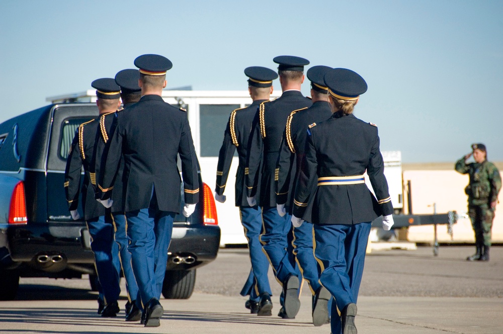 Welcoming Home Our Fallen Soldier