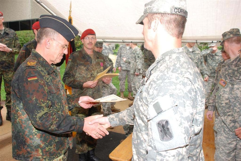 Area Soldiers receive German decoration