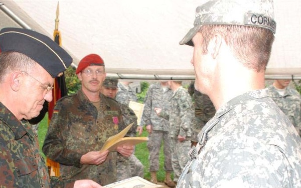 Area Soldiers receive German decoration