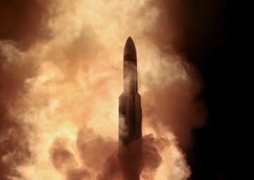 Missile Launch in the Pacific