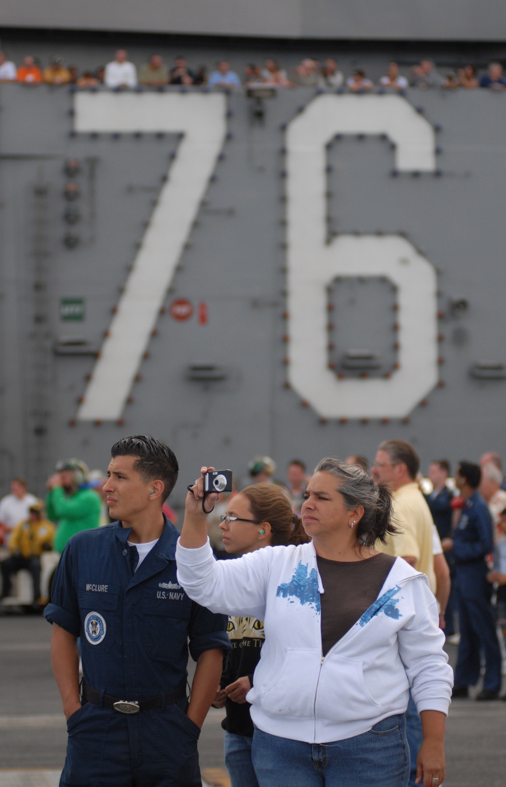 Air show during Tiger Cruise