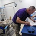 Medical work at Camp Lemonier