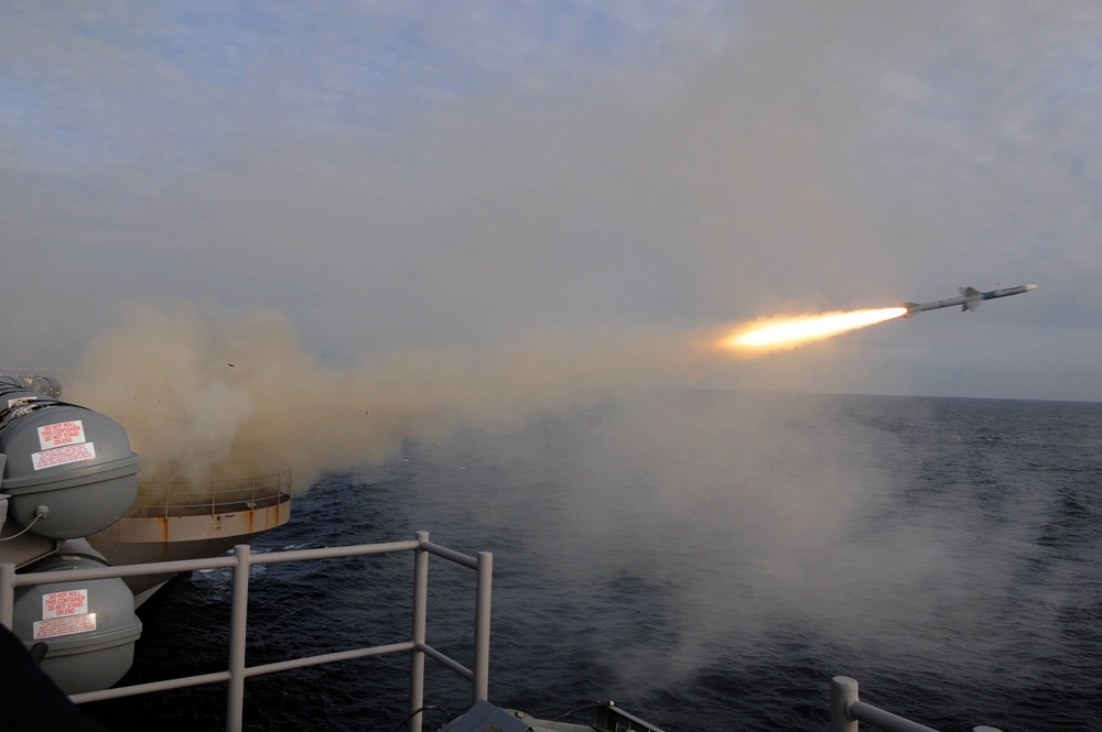 Missile on USS Dwight. D. Eisenhower