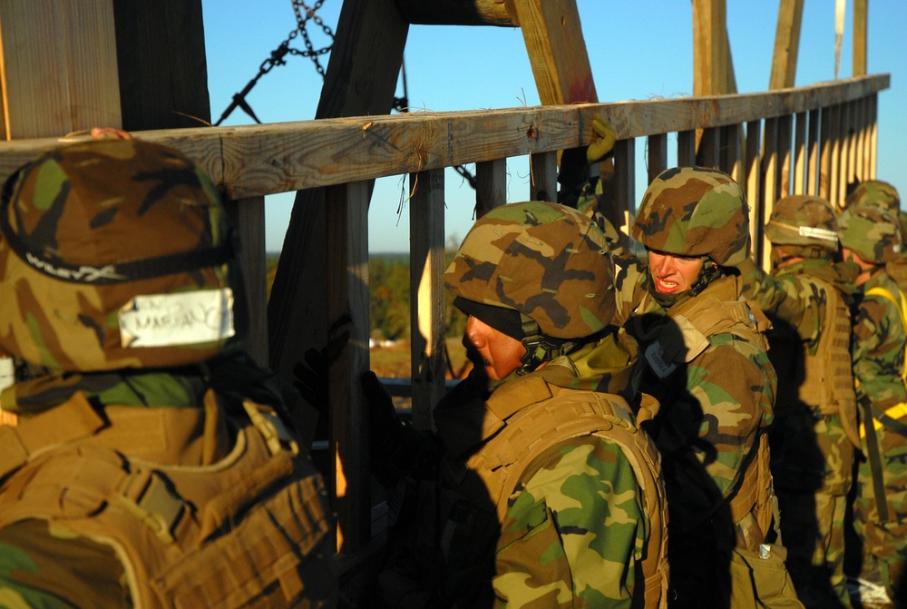 In Action at Camp Shelby