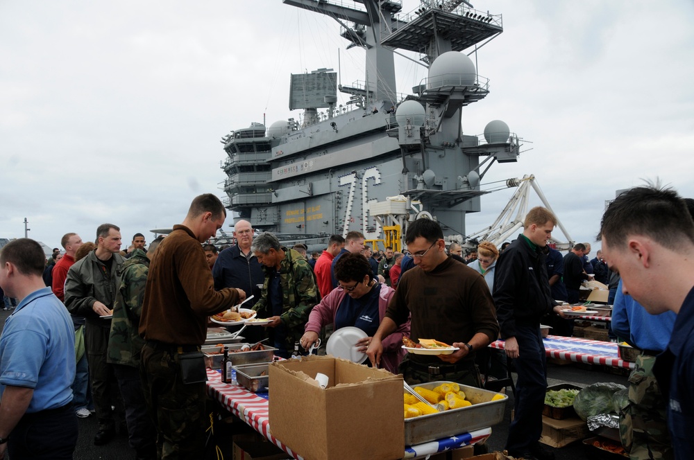 Operations of USS Ronald Reagan