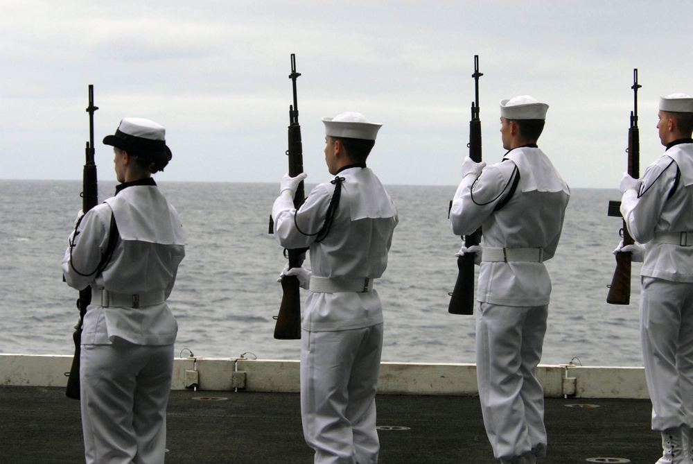 Operations of USS Ronald Reagan