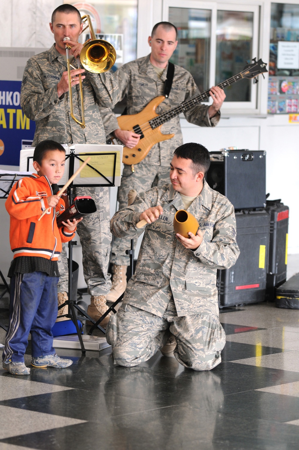 Air Force Band Sonora Fosters Relationships in Kyrgyzstan