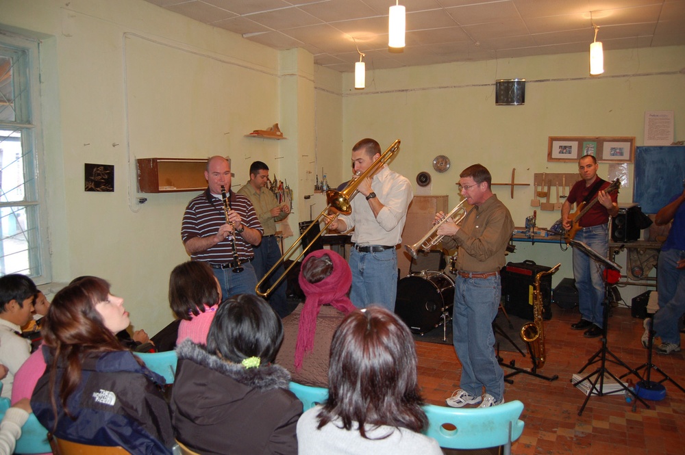 Air Force Band Sonora Fosters Relationships in Kyrgyzstan