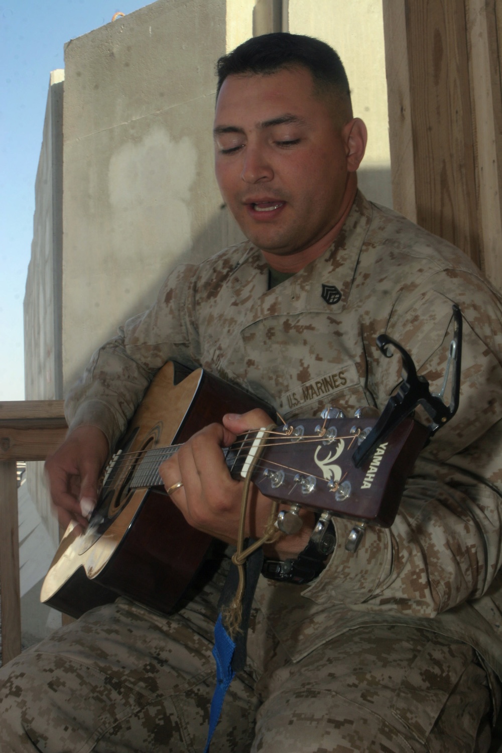 Love for Country Music Keeps Marine in Spotlight Love for Country Music Keeps Marine in Spotlight