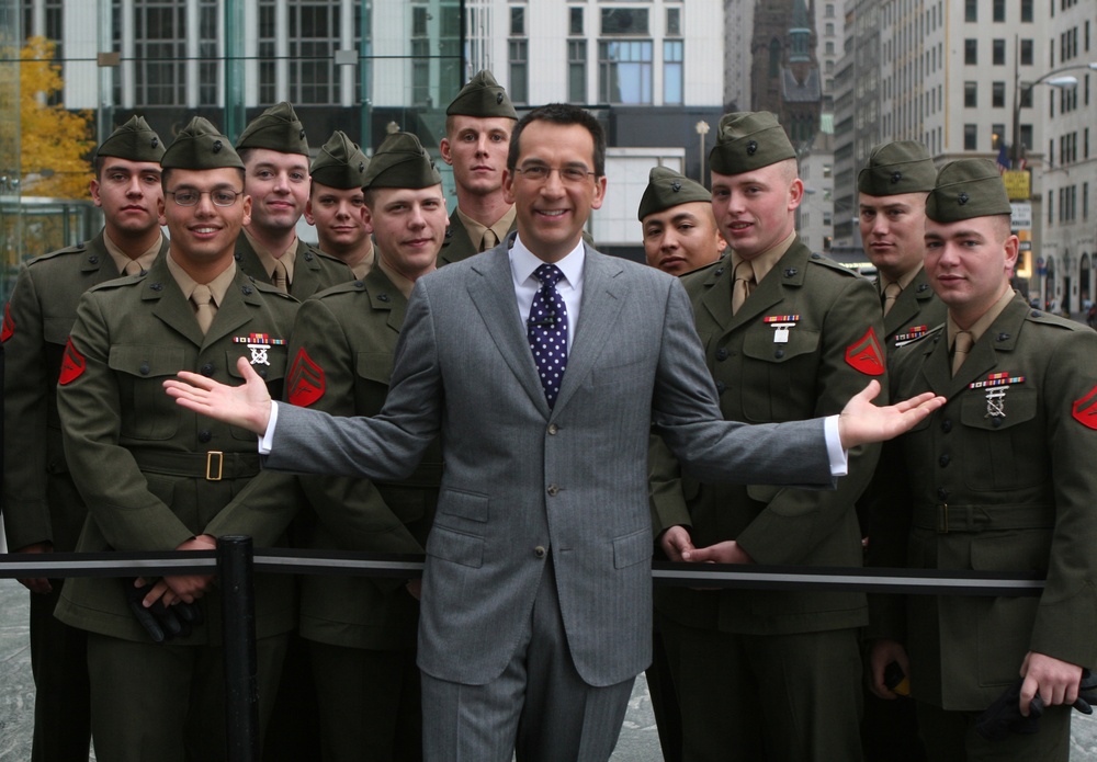 22nd Marine Expeditionary Unit Marines Visit CBS Early Show