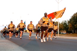 New Brigade Command Sergeant Major Takes Non-commissioned for a Run, Talks With Junior Enlisted