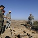 Iraqi army Explosive Ordnance Disposal team clear base of old munitions