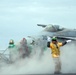 air wing fly-off aboard USS Ronald Reagan