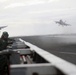 air wing fly-off aboard USS Ronald Reagan