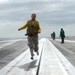 air wing fly-off aboard USS Ronald Reagan