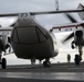 air wing fly-off aboard USS Ronald Reagan