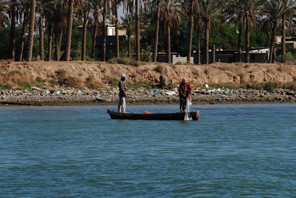 River patrol in Basra