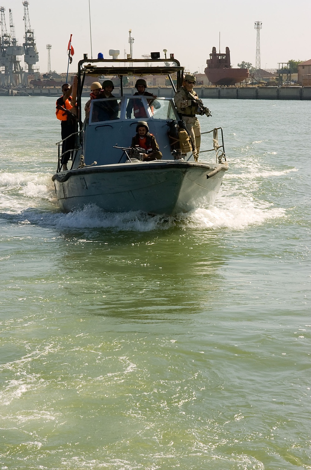 River patrol in Basra