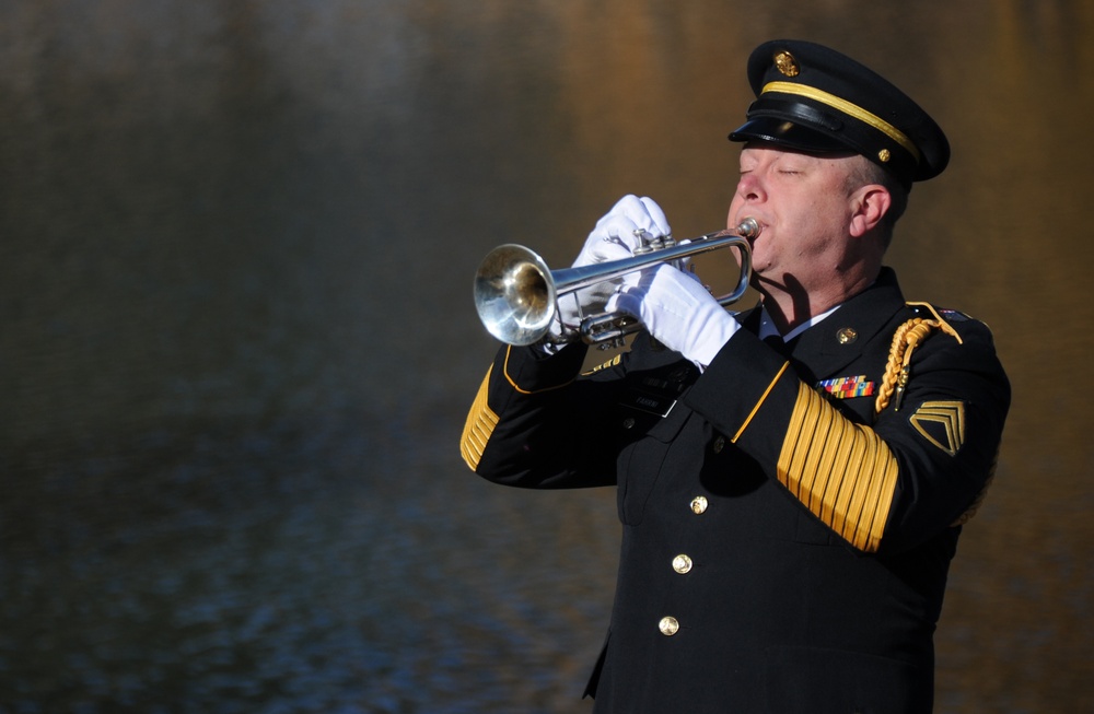 Bugler's Tribute to Army National Guard Soldier's Ultimate Sacrifice