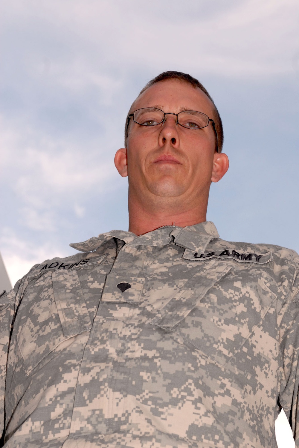 Striker Soldier in focus