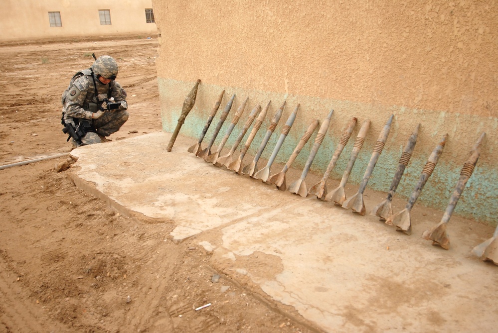 Weapons Cache in Tunis, Iraq