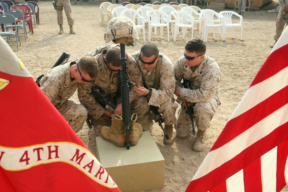 Remembering a friend, hero, Marine