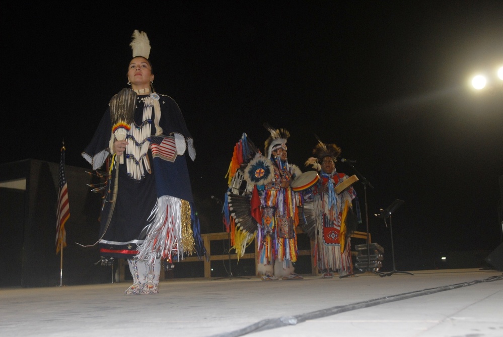 Kevin Locke Native Dance Ensemble wows Victory