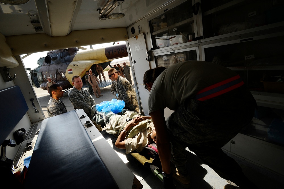 DVIDS - Images - Iraqi Air Force Carries Wounded Warrior On Aeromedical ...