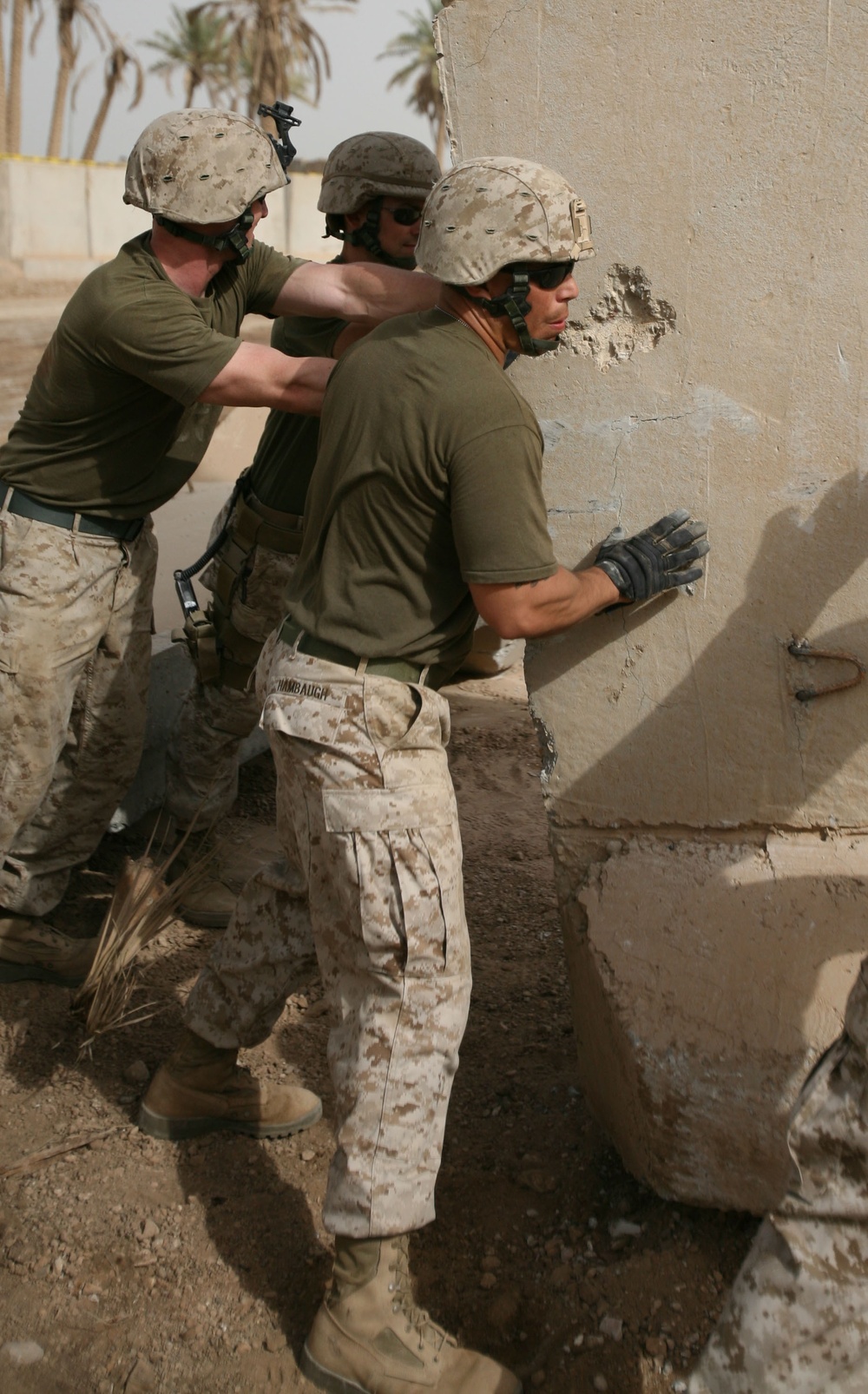 Marines settled at Camp Ramadi, continue improvements for future units