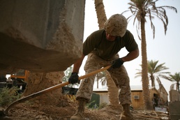 Marines settled at Camp Ramadi, continue improvements for future units