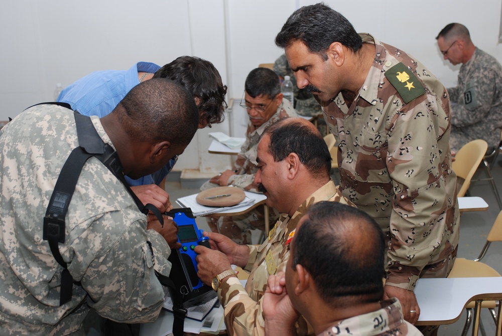 Operations of Iraq Army Engineer School Chemical Defense Section