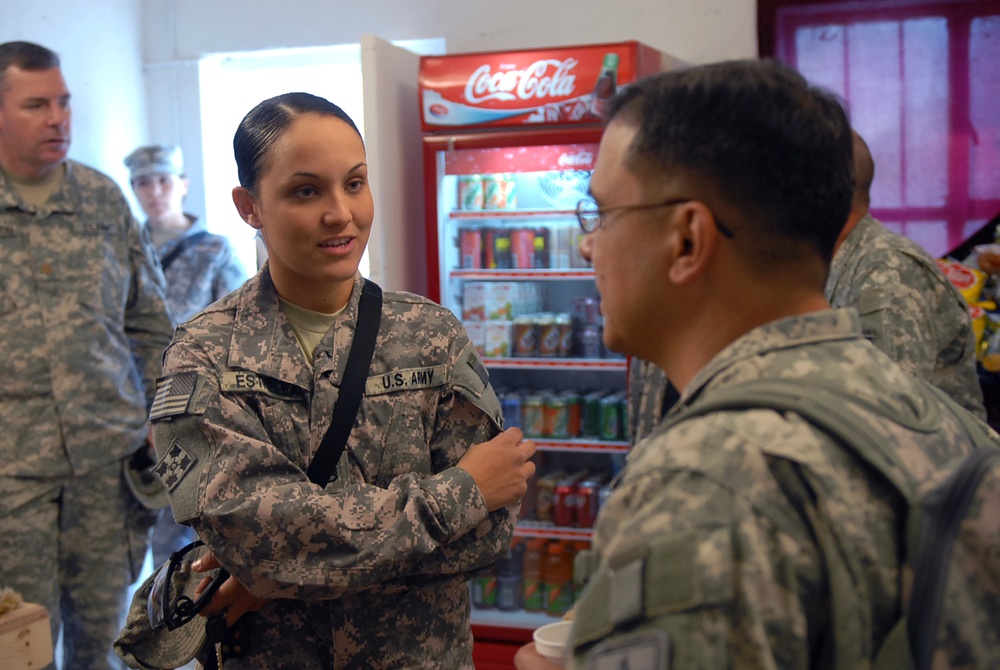U.S. Army Chief of Chaplains Visits Camp Echo
