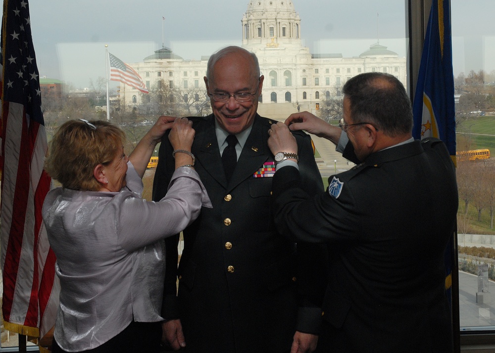 Minnesota National Guard Promotion