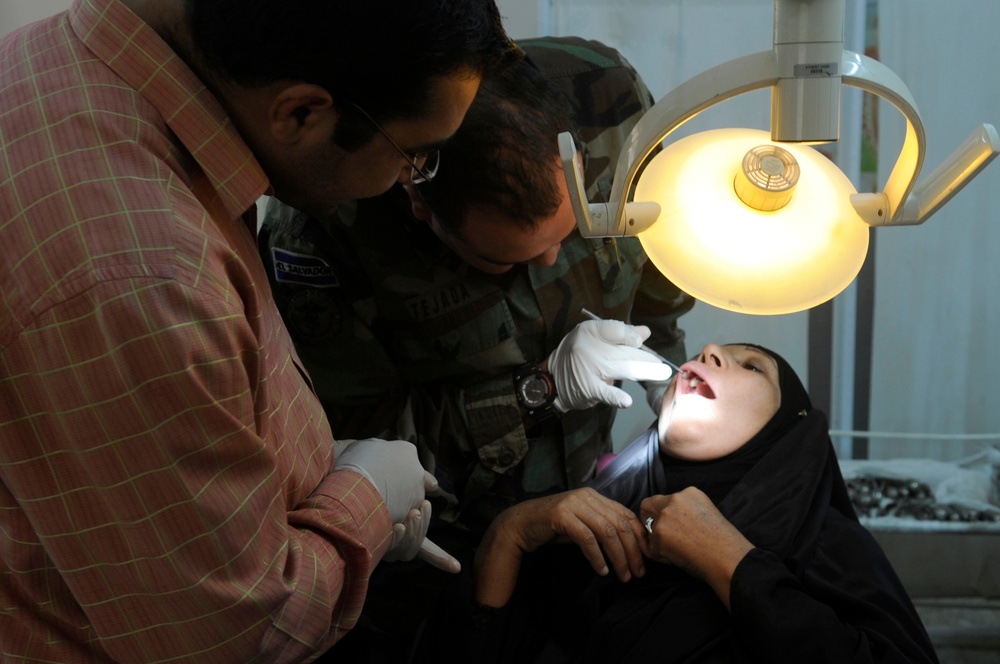 Medical mission near Forward Operating Base Delta