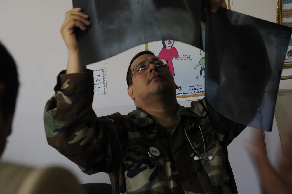 Medical mission near Forward Operating Base Delta