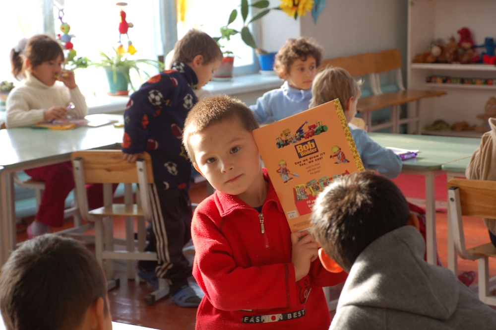 California First Graders Make Friends in Kyrgyzstan