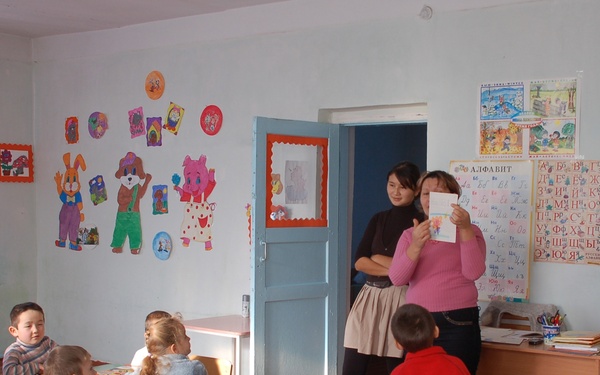 California First Graders Make Friends in Kyrgyzstan