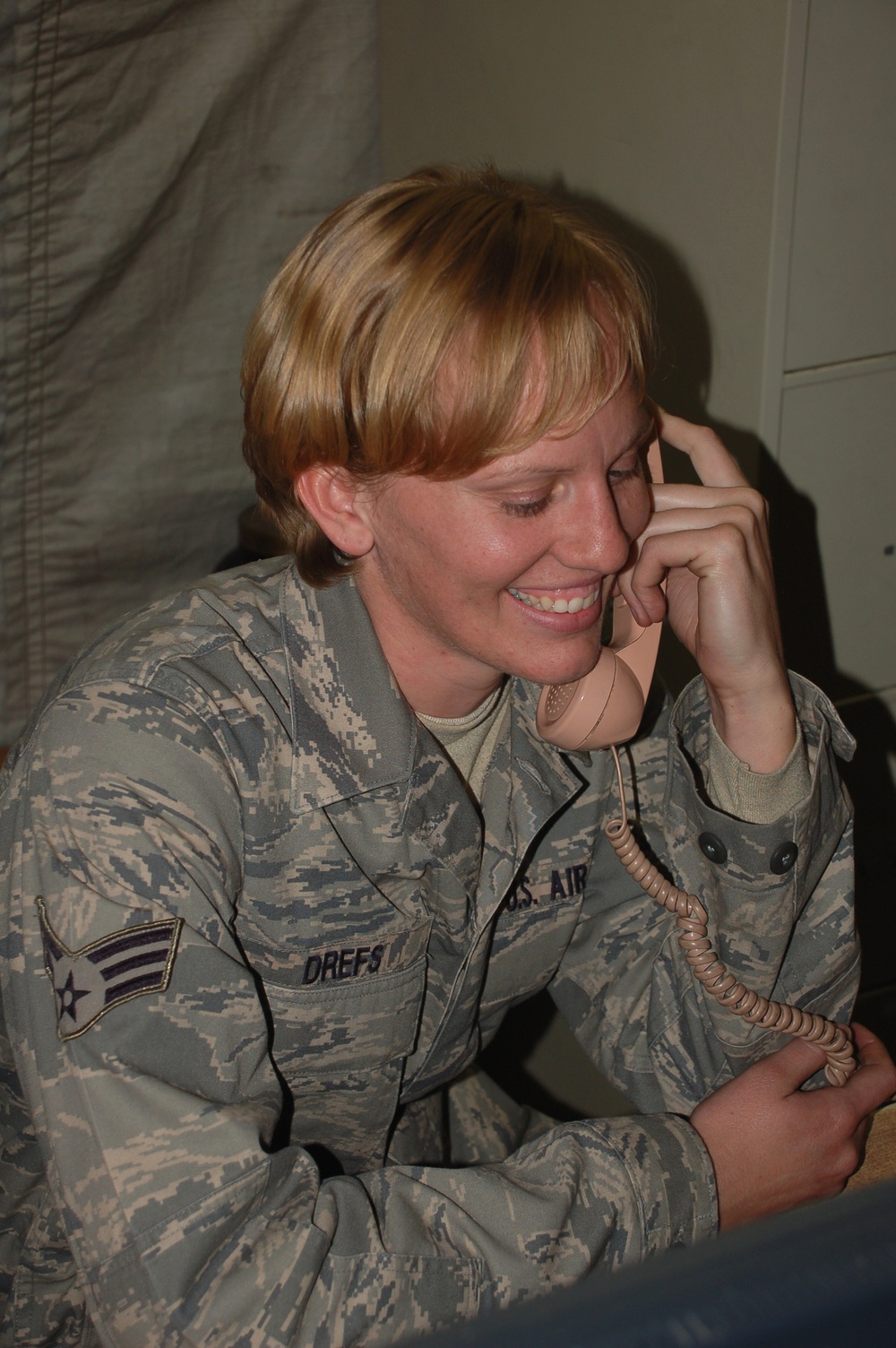 Manas Airman Receives Surprise Call From President