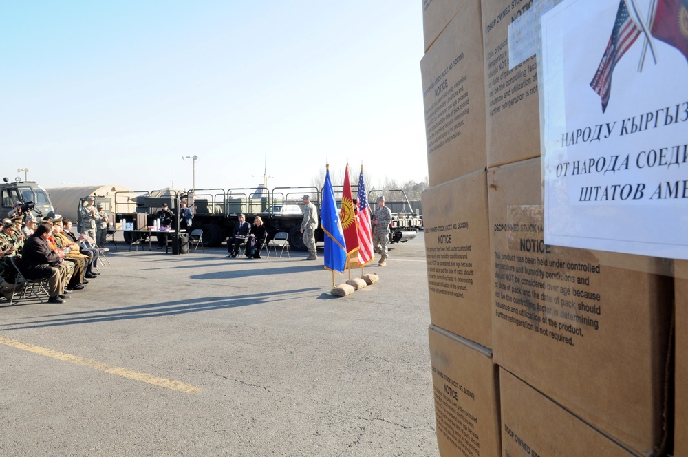 Manas Airmen Help Provide Aid to Kyrgyz in Need