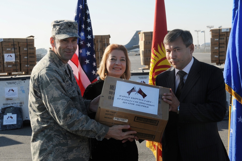 Manas Airmen Help Provide Aid to Kyrgyz in Need