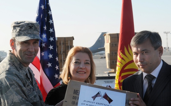 Manas Airmen Help Provide Aid to Kyrgyz in Need