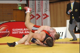 All Marine wrestlers at Vantaa Cup