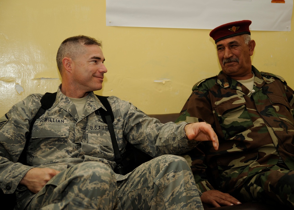 Airman Brings Advice, Friendship to Iraqi Sergeant Major