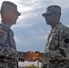49th Transportation Command Sergeant Major passes the saber