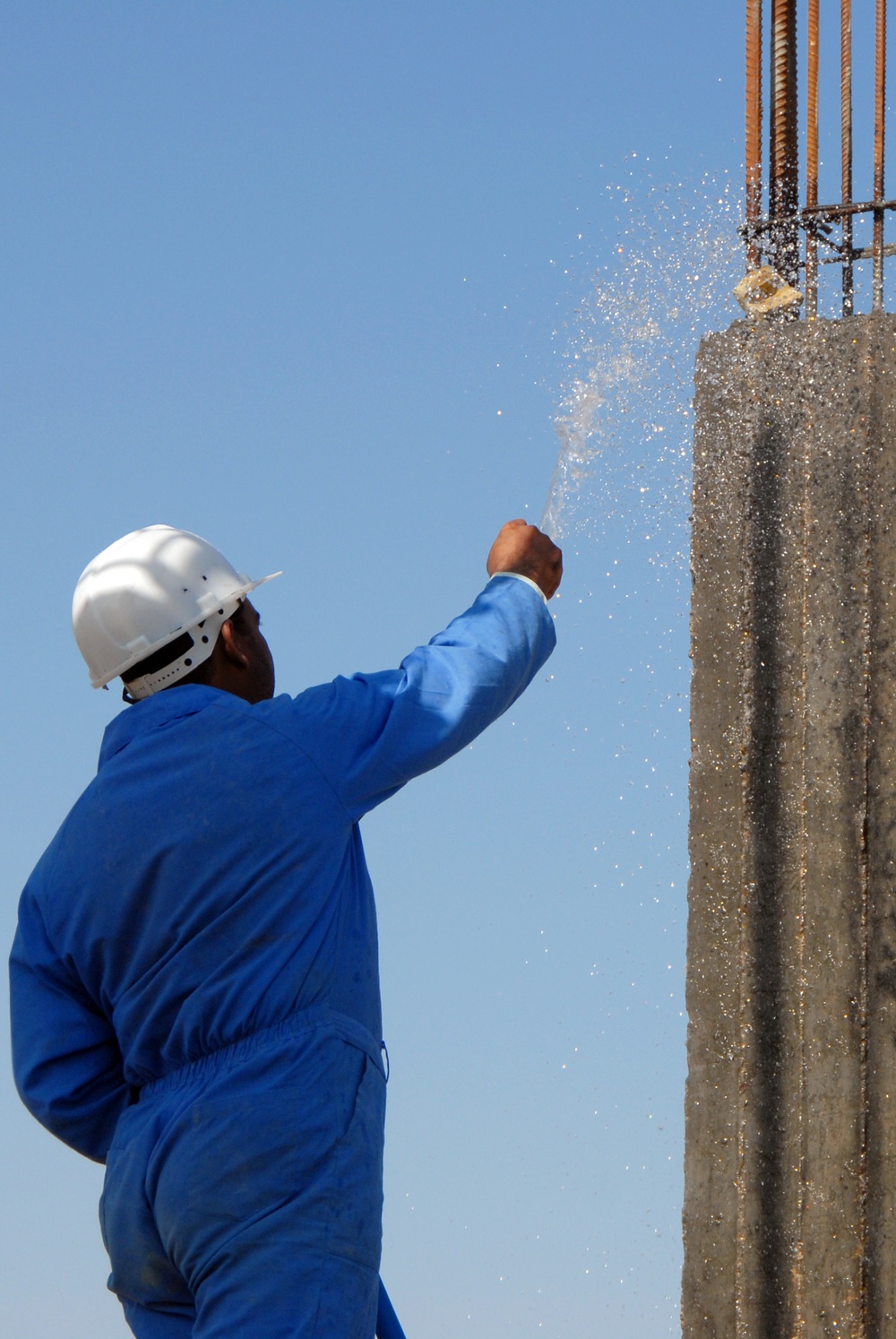 Army Corps of Engineers visits construction sites