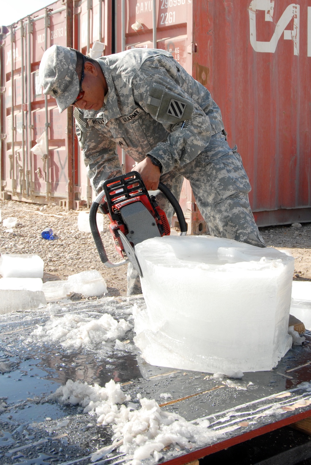 Army Corps of Engineers visits construction sites