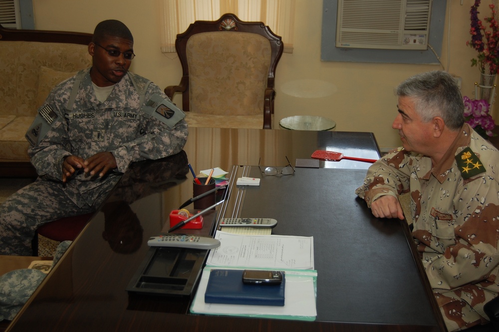 Sustainers advise, train Iraqi Soldiers at Al-Kasik