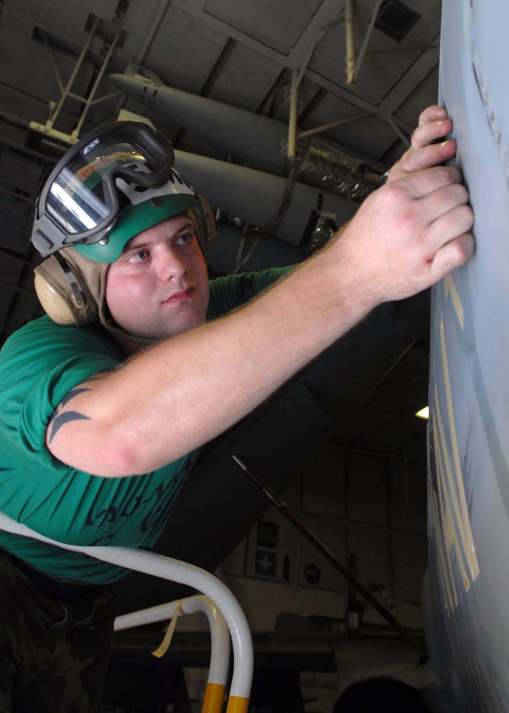 Sailors on the USS Theodore Roosevelt